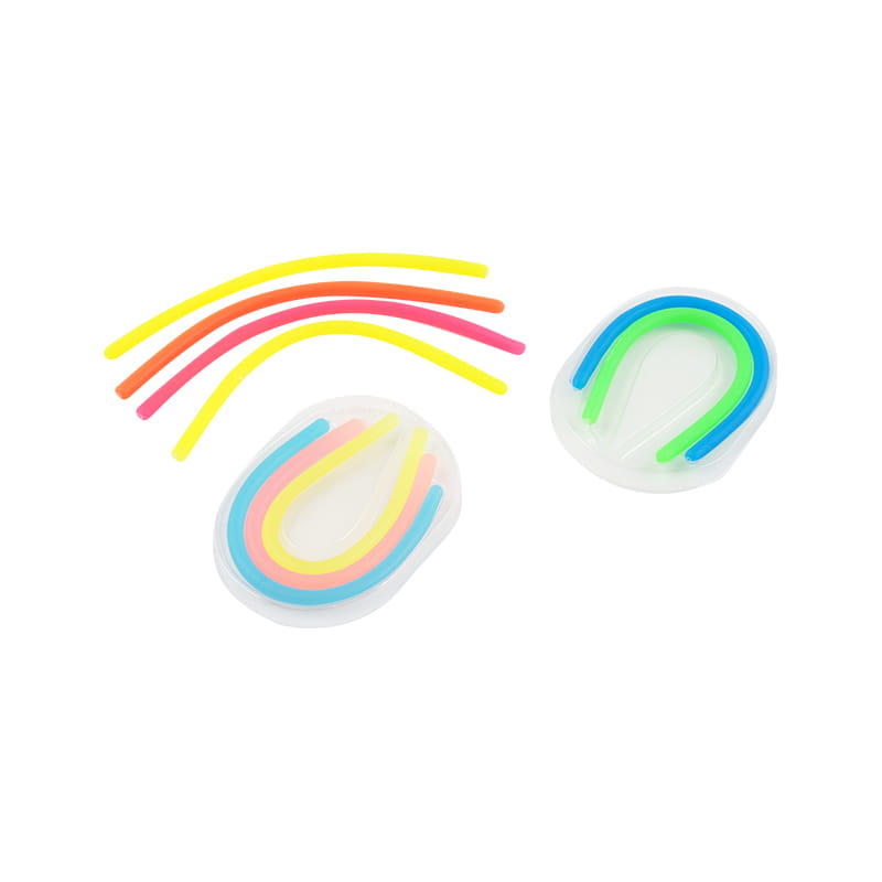 Stres menghilangkan mainan mie peregangan